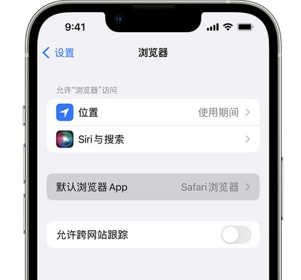 桂阳苹果手机维修店分享如何在iPhone上设置默认浏览器 